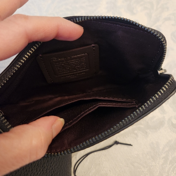 Coach X Disney Corner Zip Trio Mickey Mouse Face Wristlet🎈SALE TODAY! - Picture 4 of 5